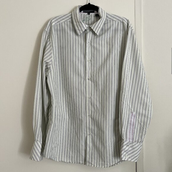 Ambiguous Button Down Dress Shirt - Unique - Skater Shirt - Size XL - Picture 1 of 15